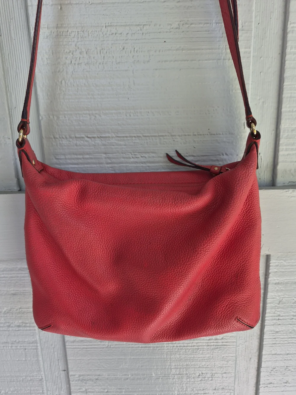 kate spade New York Red Leather Crossbody Bag